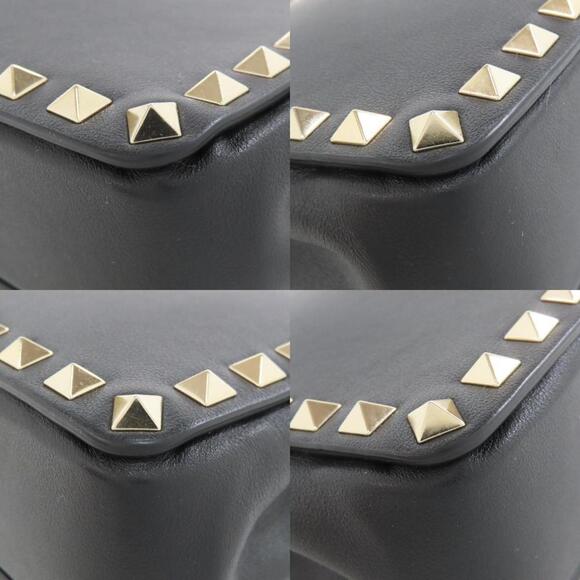 VALENTINO Black Leather Shoulder Bag - Picture 10 of 11